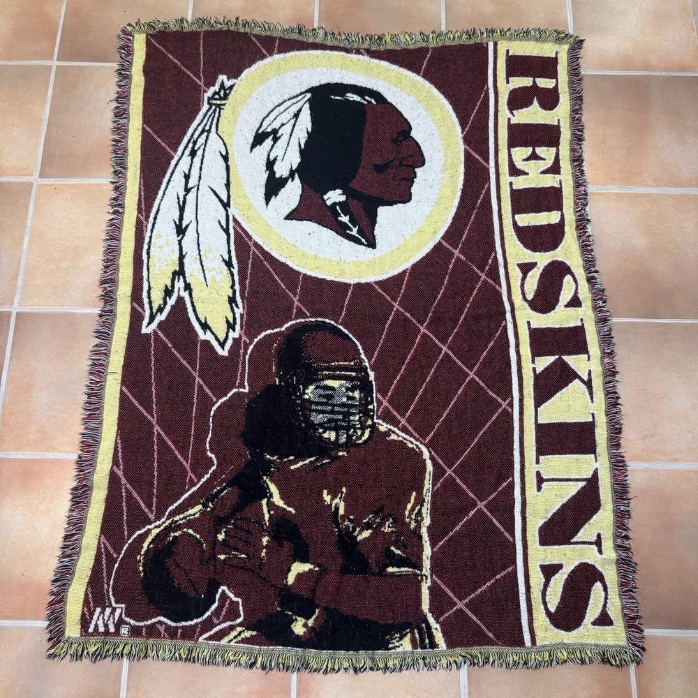 Washington Redskins Northwest Company USA Tapestry Throw Blanket 54"x43"